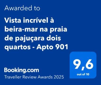 Exclusividade Com Vista Incrivel A Beira-Mar Na Praia De Pajucara Dois Quartos - Apto 901 Maceio  Exterior photo